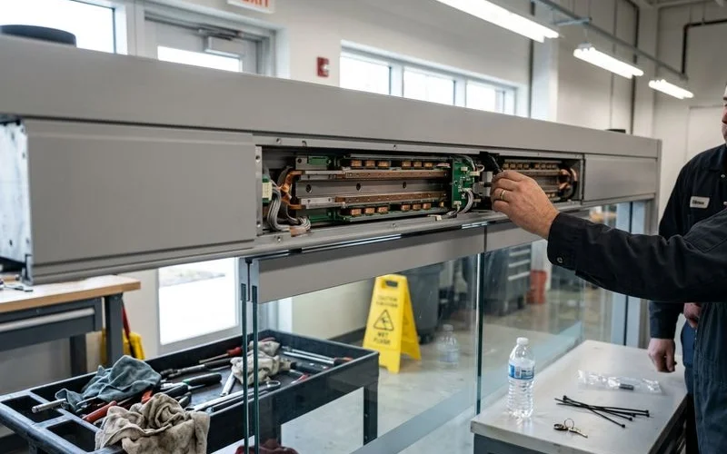 Maglev Sliding Doors in progress