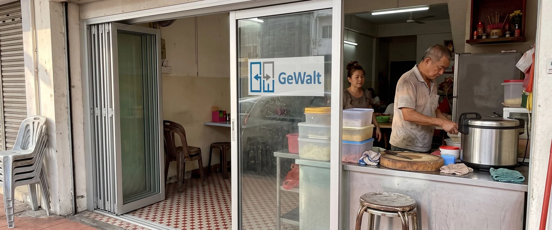 Semi-Automatic (Telescopic) Sliding Doors