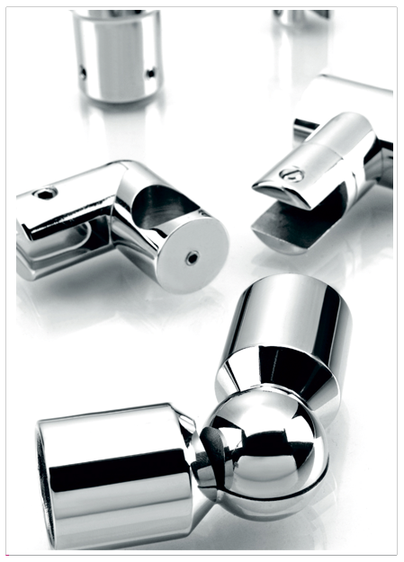 GeWalt bathroom accessories range including taps, shower fittings and enclosure hardware